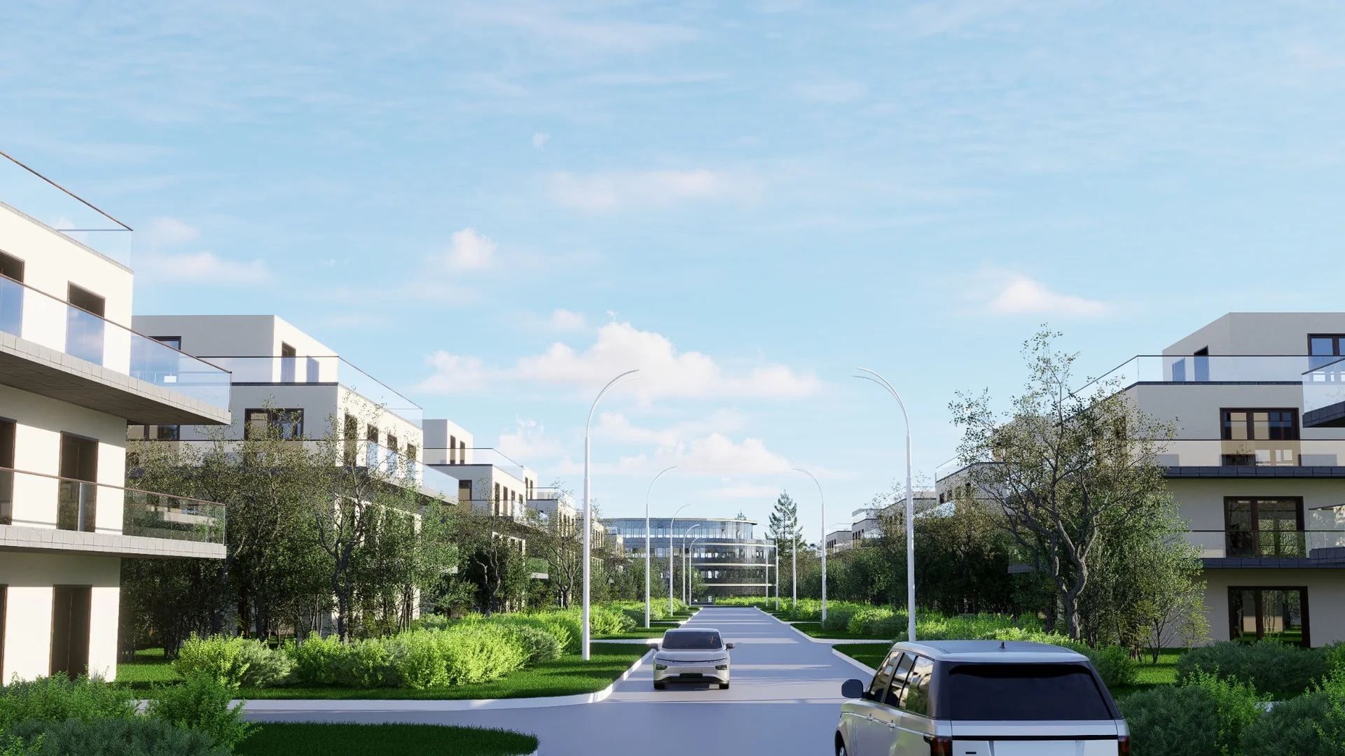 Vizualizace rezidenčního projektu v Zastávce u Brna